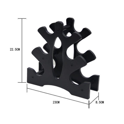 Dumbbell Storage Holder Gym Hand Weight Stand 3-Tier Tree Rack Weights Organizer.