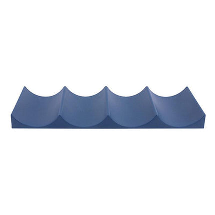 Fridge Organiser Wine Beer Stacking Bottle Rack Kitchen Space Saving Can Holder - Dark Blue.