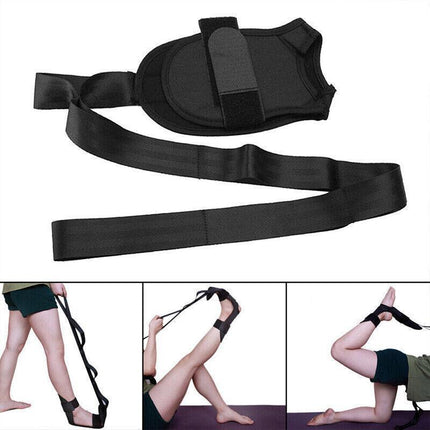 Adjustable Yoga Stretching Strap Foot Leg Trainer for Flexibility and Balance.
