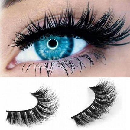 5 Pairs 3D Thick Mink Fake False Eyelashes Natural Long Wispy Makeup Lashes Au - 3D-51.