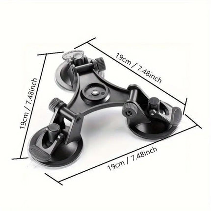 Sports Camera Accessories Three Legged Car Suction Cups Mounting Tool for Camera.