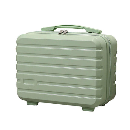 Portable 14 Inch Suitcase Mini Small Travel Storage Hand Gift Box - White.
