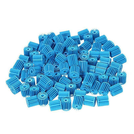 100-300X Bio Balls Aquarium Marine Fish Tank Pond Sump Filter Media Biological - Blue 100PCS.