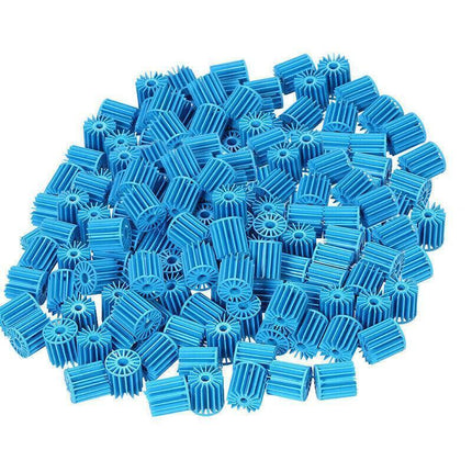 100-300X Bio Balls Aquarium Marine Fish Tank Pond Sump Filter Media Biological - Blue 100PCS.