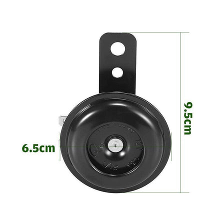 12V Waterproof Motorcycle Horn 105dB Universal Electric Bike ATV Loud Speaker.