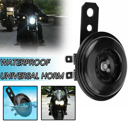12V Waterproof Motorcycle Horn 105dB Universal Electric Bike ATV Loud Speaker.
