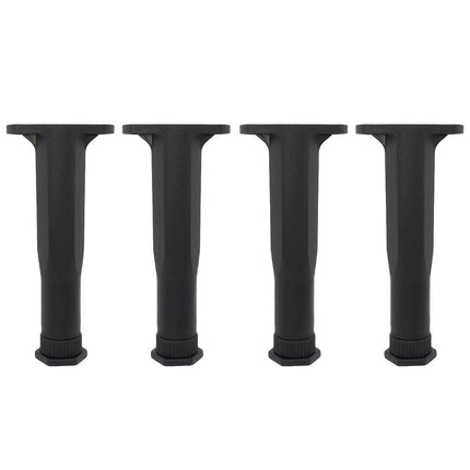 4pcs Adjustable Bed Frame Feet Ribbed Furniture Support Legs Sturdy Foundation.