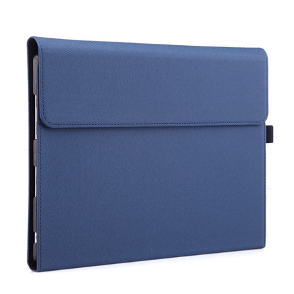 Premium Leather Case Cover Protector For Microsoft Surface Pro 8 - Light Grey.