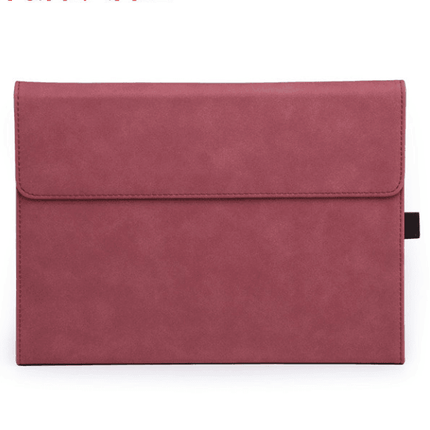 Premium Leather Case Cover Protector For Microsoft Surface Pro 8 - Light Grey.