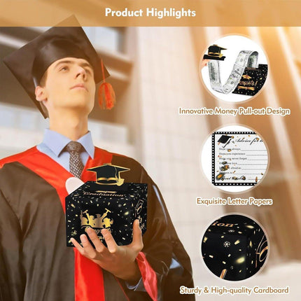 Birthday Creative Money-drawing Gift Box Graduation Party Money Drawing Box.