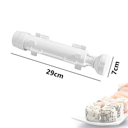 Sushi Roller Maker Tool with Tube Plunger DIY Bazooka Rice Mold for Home Kitchen.