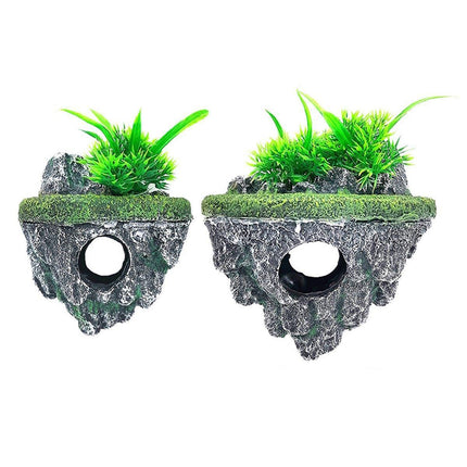 Fish Tank Aquascape Hoverstone Decoration Natural Rock Landscaping for Aquarium - L.