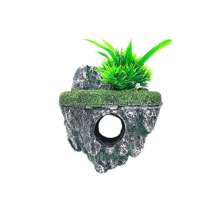 Fish Tank Aquascape Hoverstone Decoration Natural Rock Landscaping for Aquarium - L.