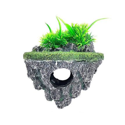 Fish Tank Aquascape Hoverstone Decoration Natural Rock Landscaping for Aquarium - L.