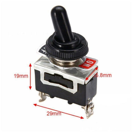 10PCS 12V Waterproof Toggle Switch SPST On Off for Car Dash Control Panel.