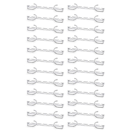Clothes Hanger Space Saving Hook Folding Wardrobe Multipurpose Rack Coat Pants - 6PCS.