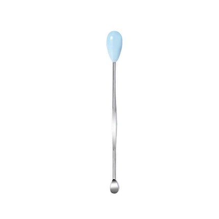 Stainless Steel Earpick Scoop Reusable Earwax Removal Tool Cleaner Kit Unisex - Pink.