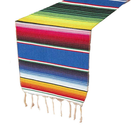 Woven Blanket Tassel Party Tablecloth Home Decoration Table Flags Cover Cloth - Rose Red.