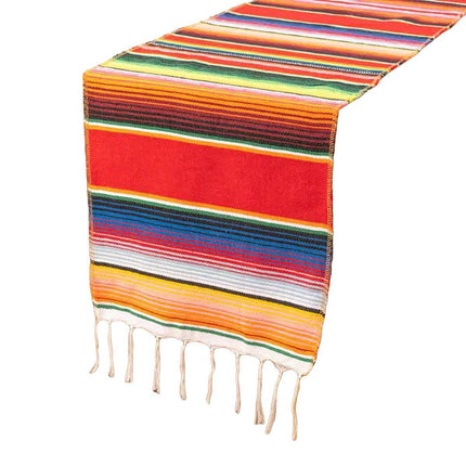 Woven Blanket Tassel Party Tablecloth Home Decoration Table Flags Cover Cloth - Rose Red.