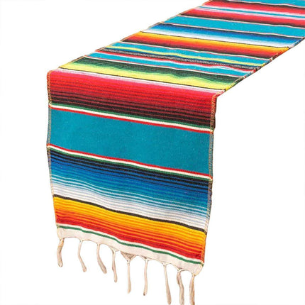 Woven Blanket Tassel Party Tablecloth Home Decoration Table Flags Cover Cloth - Rose Red.