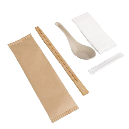 100pcs Disposable Chopsticks Set Four Pair Pack for Home Restaurant Fast Food.