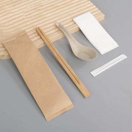 100pcs Disposable Chopsticks Set Four Pair Pack for Home Restaurant Fast Food.