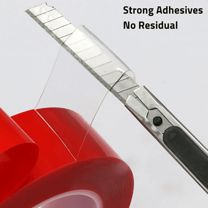 Double-Sided Clear Transparent Acrylic Adhesive Tape Foam Mounting Strong Gel - 15mm x 3m.