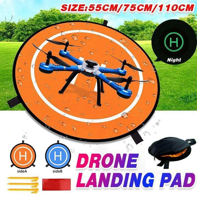 Drone Landing Pad For Dji Mavic Pro Fast-Fold Parking 55Cm 75Cm 110Cm Helipad Gd - 55CM.