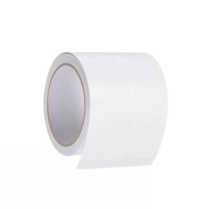 High Adhesive Tarpaulin Repair Tape Tent Awning Fix Patch Waterproof Universal - White - 8cm x 7.5m.