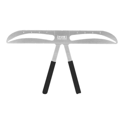 Brow Stencil Shaper Tattoo Eyebrow Kit Ruler 3D Balance Template Makeup Tool Au - #2 Classic Eyebrow.
