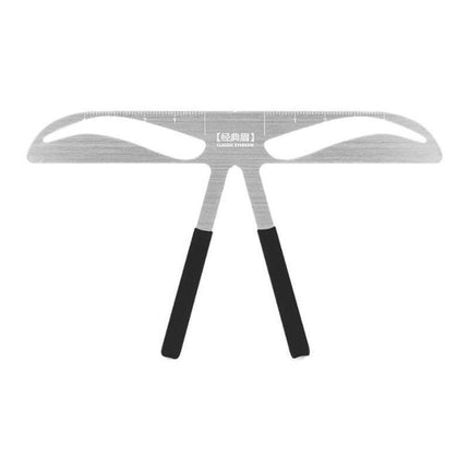 Brow Stencil Shaper Tattoo Eyebrow Kit Ruler 3D Balance Template Makeup Tool Au - #2 Classic Eyebrow.