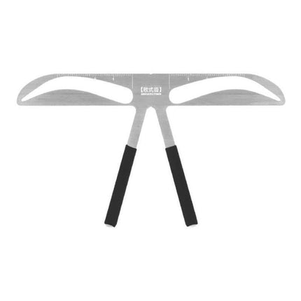 Brow Stencil Shaper Tattoo Eyebrow Kit Ruler 3D Balance Template Makeup Tool Au - #2 Classic Eyebrow.