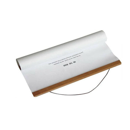 Teak Wooden Poster Frame 31–61cm Wall Art Scroll Hanger Picture Frame Clamp Holder - 51CM.