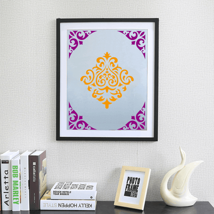 16 Pack Mandala Painting Stencils Drawing Dot Templates For Floor Wall DIY Decor.