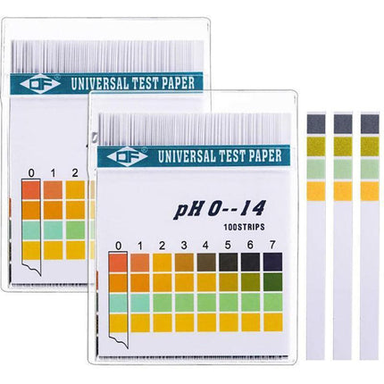 100pcs pH Test Strips 0-14 Alkaline Acid Litmus Kit for Urine Saliva Water.