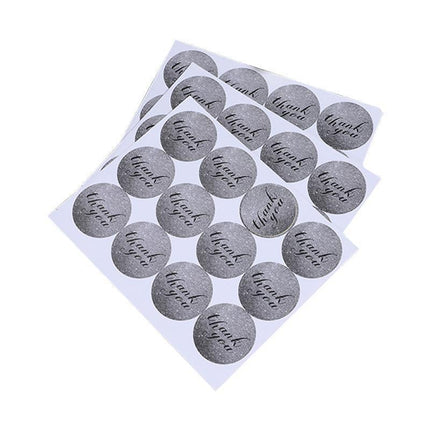 UP TO 80PCS Stickers Labels Thank You Stickers Gift Wrapping Craft Scrapbook DIY - 6*5PCS Style 13.