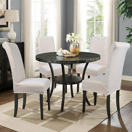 6X Stretch Chair Cover Seat Covers Spandex Washable Banquet Wedding Party Decora - Brown.