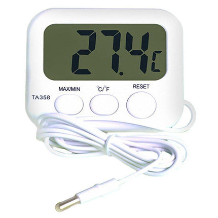 Digital Thermometer with Probe for Refrigerator Fish Tank Aquarium Temperature.