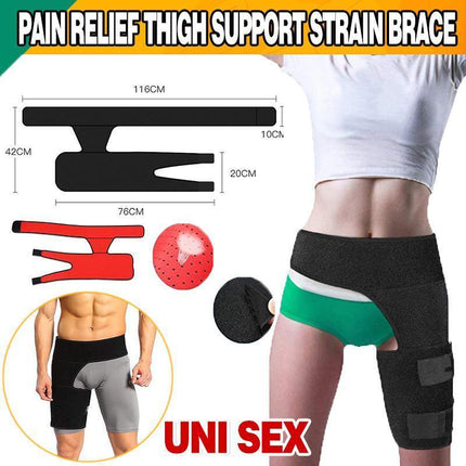Groin Pain Relief Thigh Support Strain Brace Hip Compression Hamstring Strap.