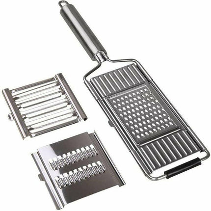 Multi-Purpose Vegetable Slicer Peeler Stainless Steel Grater Shredder Cutter.