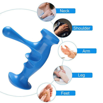 2PCS Acupoint Thumb Massager Trigger Point Muscle Pressing Rehabilitation Tool.