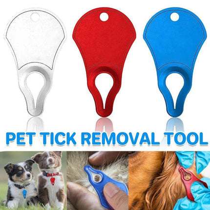 1PC Tick Removal Tool Pet Dog Lice Clip Cat Flea Removal Tool Tick Remover Tool - Blue.