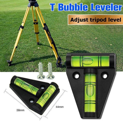 T Shaped Spirit Level for Caravan Tripod Camper RV Boat Trailer Use.