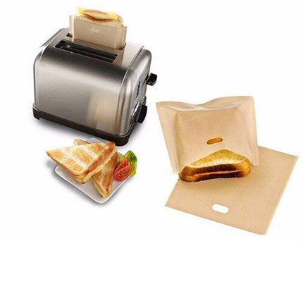 10-50Pcs Reusable Gluten-Free Toaster Bags for Sandwich Toasting - 10PCS.
