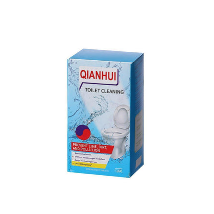 16/32pcs Effervescent Toilet Cleaning Tablets Descaling Deodorizing Odor Free - 2 boxes.