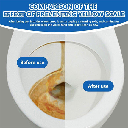 16/32pcs Effervescent Toilet Cleaning Tablets Descaling Deodorizing Odor Free - 2 boxes.