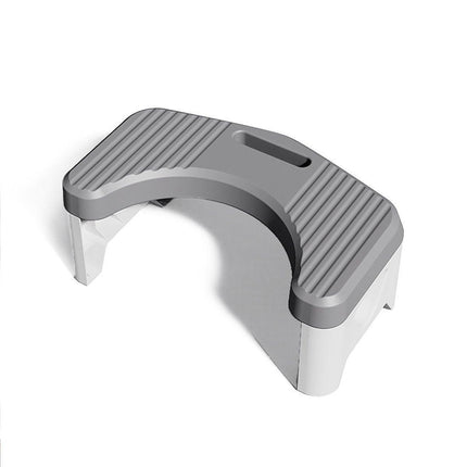 Thickened Toilet Squatting Stool Bathroom Footstool Household Restroom Pad - Blue.