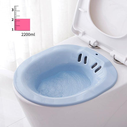 Au Portable Hemorrhoid Therapy Sitz Bath Toilet Bidet Tub For Pregnant Patientau - Blue.