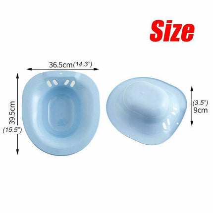 Au Portable Hemorrhoid Therapy Sitz Bath Toilet Bidet Tub For Pregnant Patientau - Blue.