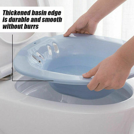 Au Portable Hemorrhoid Therapy Sitz Bath Toilet Bidet Tub For Pregnant Patientau - Blue.